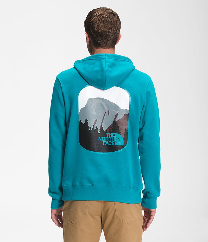 The North Face Mens Hoodie Parks Pullover 371MTJZXS - Blue